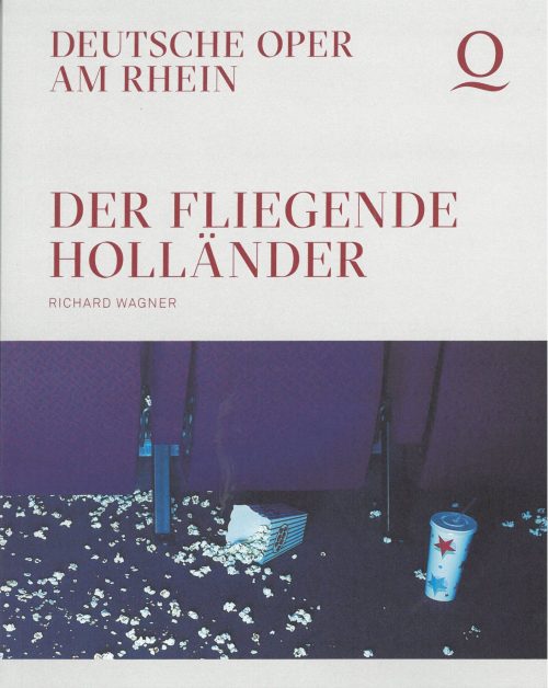 Programmheft (Umschlag) zu "Der fliegende Holländer" von Richard Wagner. Premiere im Theater Du ...