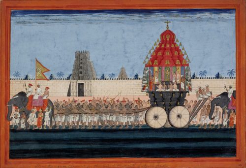 Unbekannt (Künstler*in), Indische religiöse Prozession, ca. 1780–1800