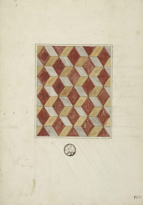 Unbekannt (Künstler*in), Fliesenstudie, ca. 1600–1700