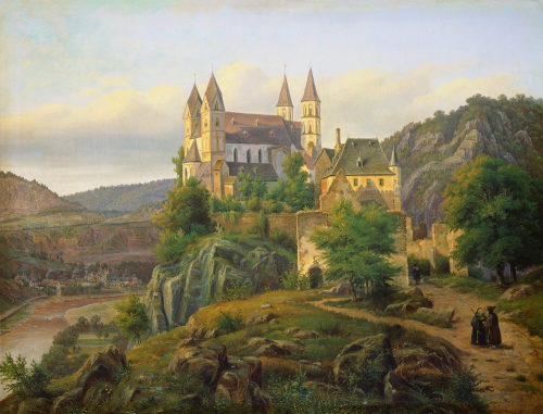 Carl Friedrich Lessing (Künstler*in), Kloster Arnstein, 1835