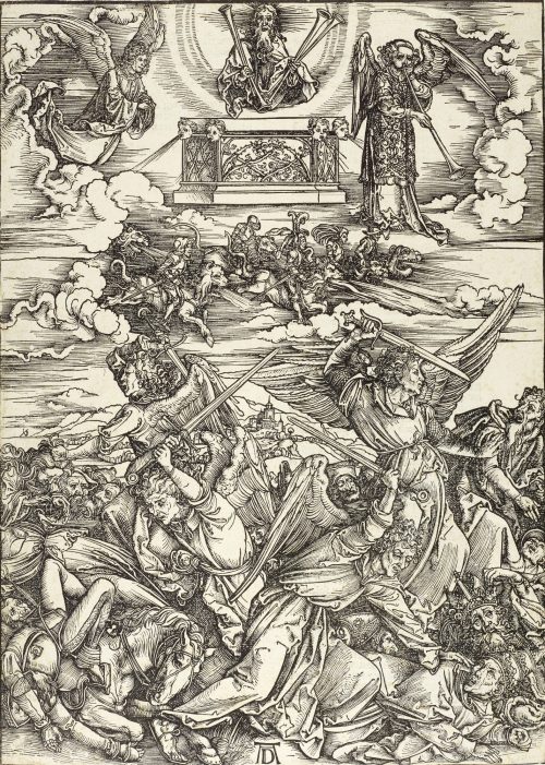 Albrecht Dürer (Künstler*in), Der Engelkampf, 1511