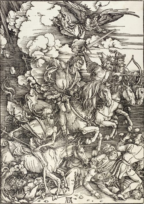 Albrecht Dürer (Künstler*in), Die vier apokalyptischen Reiter, 1511