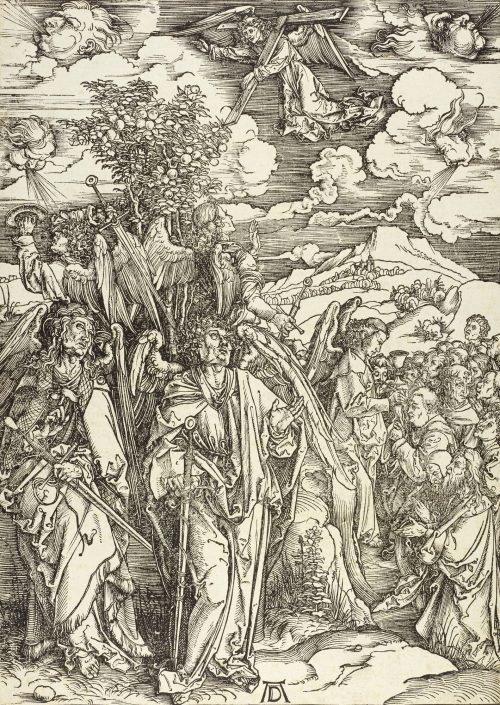 Albrecht Dürer (Künstler*in), Vier Engel, die Winde aufhaltend, 1511