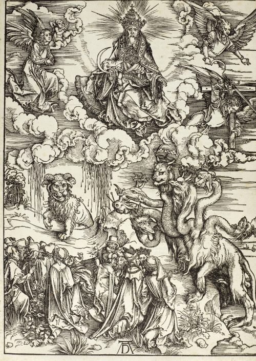 Albrecht Dürer (Künstler*in), Das Tier mit den Lammhörnern, 1498