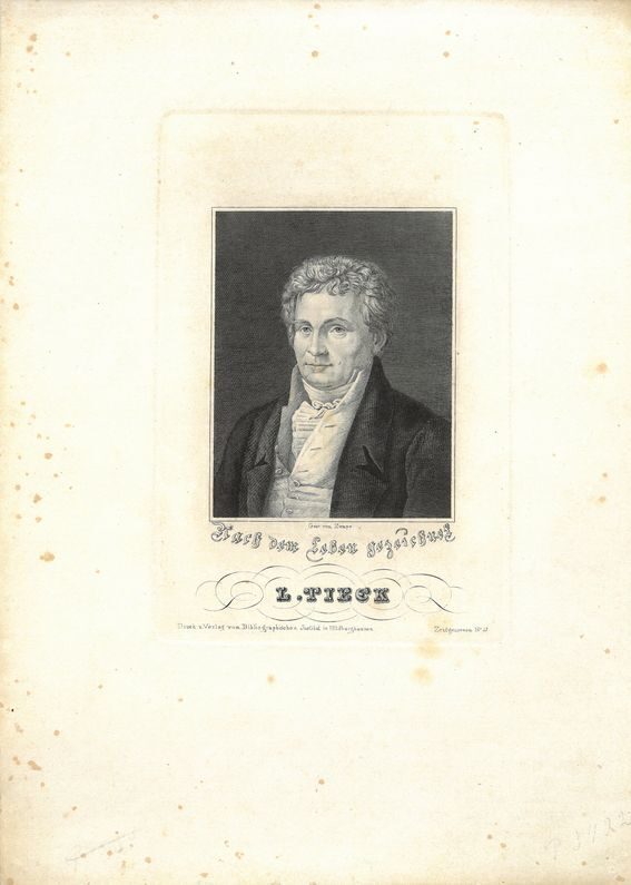 Ludwig Tieck, Stich von Zumpe