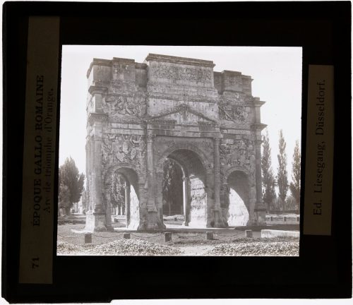 Glasdia, Arc de triomphe d'Orange, Anfang 20. Jahrhundert