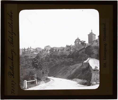 Kobolzellertor in Rothenburg, Anfang 20. Jahrhundert