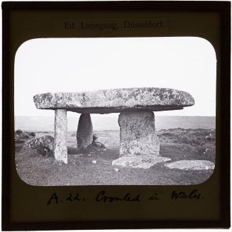 Glasdia, Cromlech in Wales, Mitte 20. Jahrhundert