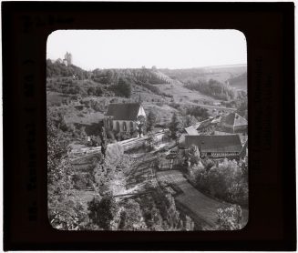 Glasdia, Taubertal (Süd) Landschaft, Anfang des 20. Jahrhunderts