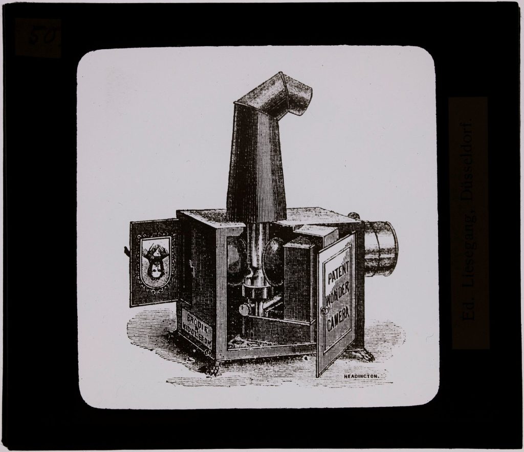 Glasdia, Patent Wonder Camera, Brodie & Middleton, Mitte 19. bis Anfang 20. Jahrhundert