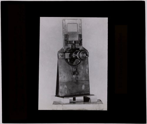 Glasdia, Kinematographisches Schaltwerk von Theodor Reich, 1895