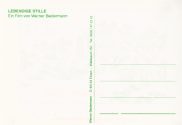 Rückseite Postkarte Lebendige Stille, 1994