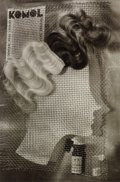 Ringl + Pit (Grete Stern und Ellen Auerbach) (Künstler*in), Komol Haarfärbemittel, Werbefoto, 1932