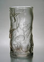 Vase mit graviertem Drachen