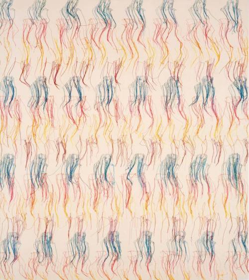 Ghada Amer (Künstler*in), Coloured Stripes, 2002