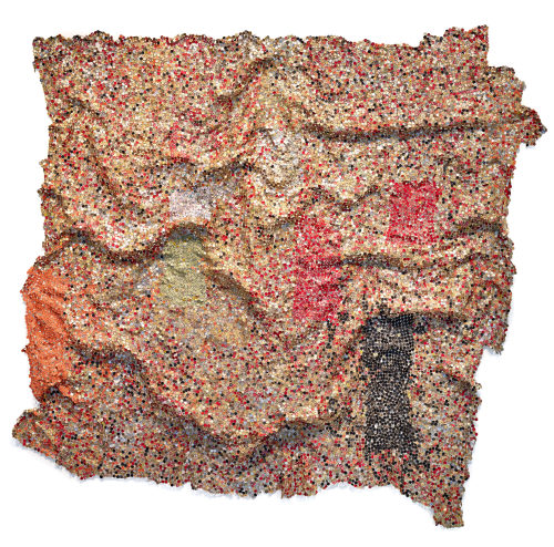 El Anatsui (Künstler*in), Earth Cloth, 2003