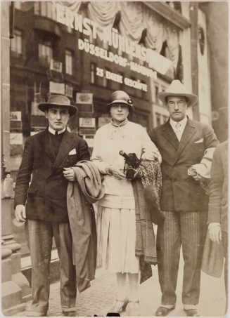 Jankel Adler, Lisbeth und Arthur Kaufmann auf der Schadowstraße