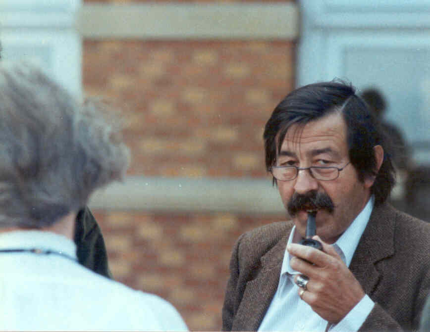 Günter Grass beim Schriftstellertreffen in Den Haag 1982