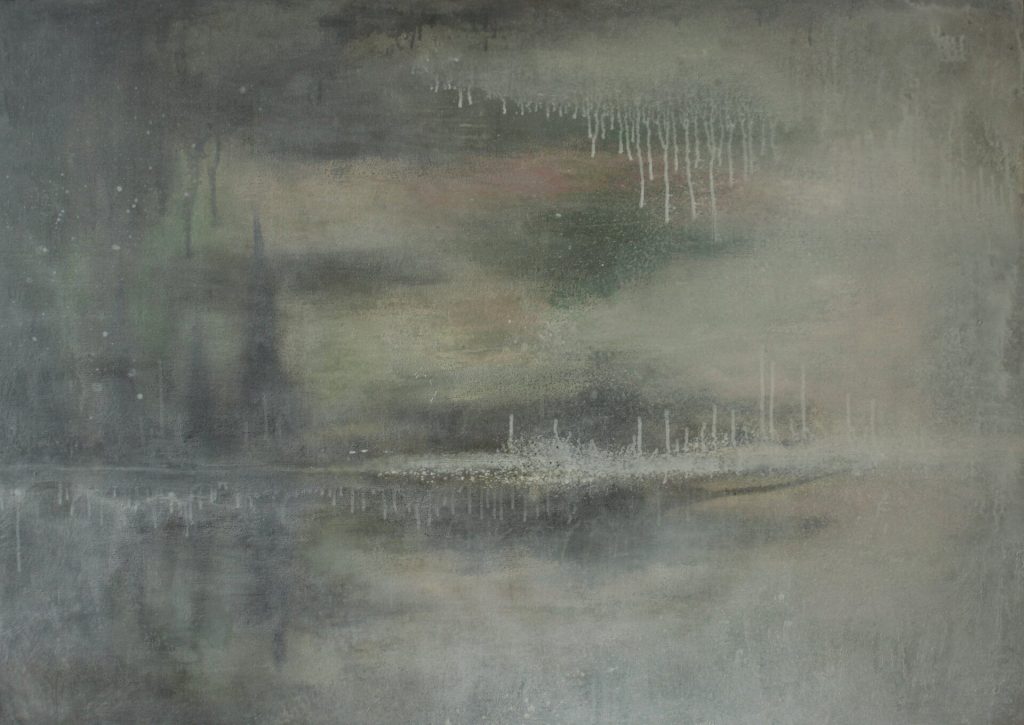 Sonja Brockers - im Nebel, 100x140x4,5