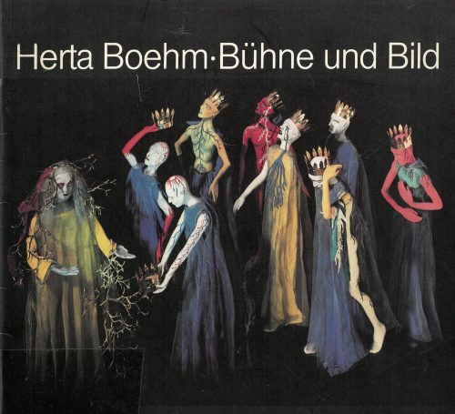 Umschlag des Ausstellungskataloges "Herta Boehm - Bühne und Bild", München 1982