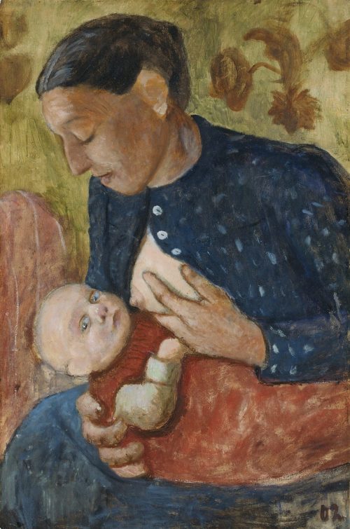 Paula Modersohn-Becker (Künstler*in), Stillende Mutter, 1902