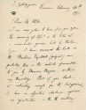 brief von Bertha von Suttner an Mr. Holt, 1. Seite