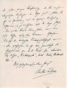 Brief von Bertha von Suttner, 2. Seite