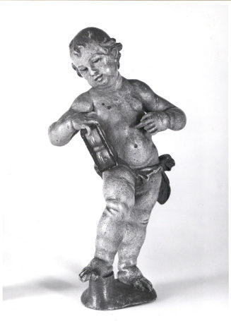 Putto mit Sanduhr