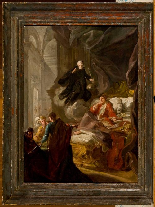 Giovanni Antonio Pellegrini (Maler*in), Der Hl. Ignatius von Loyola segnet Johann Wilhelm von Pfalz-Neuburg, 1703 - 1712