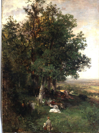 Oswald Achenbach, Blick auf Bonn, 1888, Kunstpalast, Düsseldorf, Inv.-Nr. M 4364