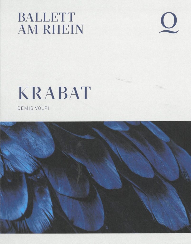 Programmheft (Umschlag) zu "Krabat". Premiere am 10.11.2022 im Opernhaus Düsseldorf, Deutsche O ...