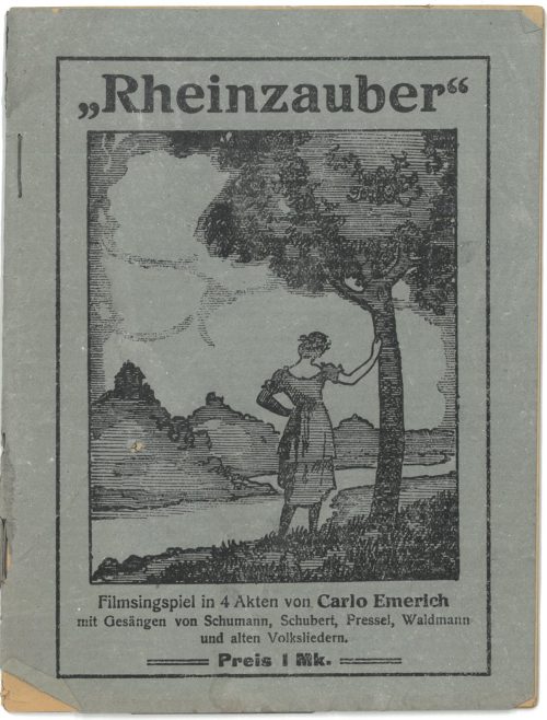 Umschlag Werberatschlag zum Film der Sing-Film Berlin, ca. 1920