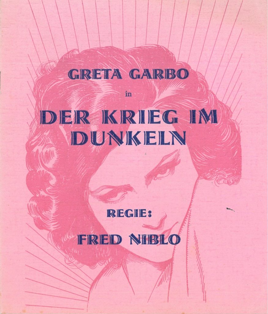 Umschlag Werberatschlag im Sonderverleih der Parufamet, Berlin, ca. 1928