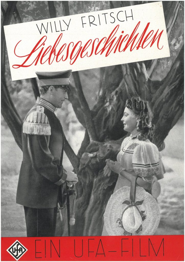 Werberatschlag (Umschlag) zum Film, ca. 1943