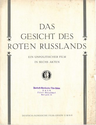 Werberatschlag zum Film, ca. 1925