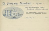 Briefkop der Firma Liesegang, um 1900