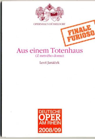 Programmheft zu "Aus einem Totenhaus" von Leos Janacek