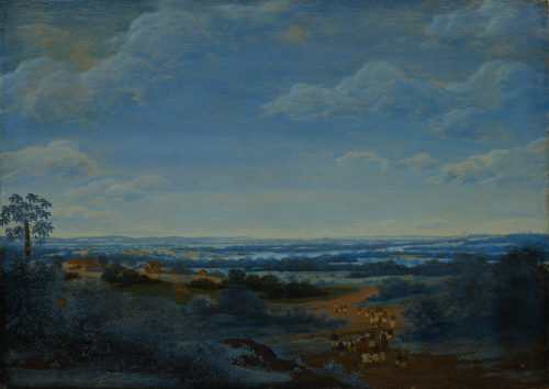 Frans Jansz. Post (Künstler*in), Várzea Landschaft in der Provinz Pernambouc, Brasilien, 1669