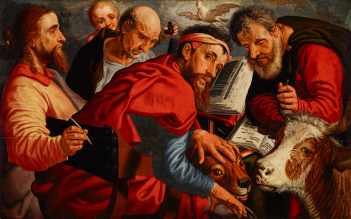 Pieter Aertsen (Künstler*in), Die vier Evangelisten, ca. 1560