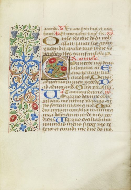 Unbekannt (Künstler*in), Textseite (Schmuckseite), ca. 1465–1500