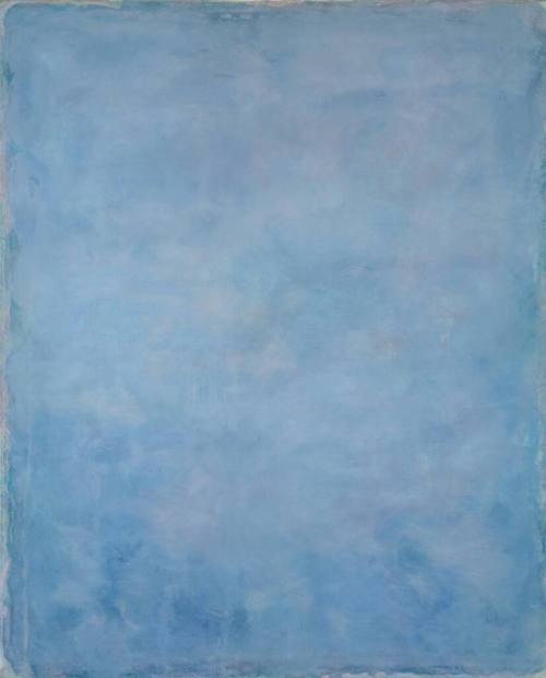 Gotthard Graubner (Künstler*in), Farbraum blau-rosa, 1961/62