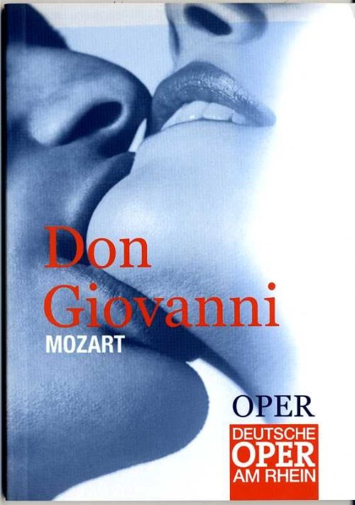 Programmheft "Don Giovanni" von Mozart. Premiere am 23.9.2004 an der Deutschen Oper am Rhein, O ...