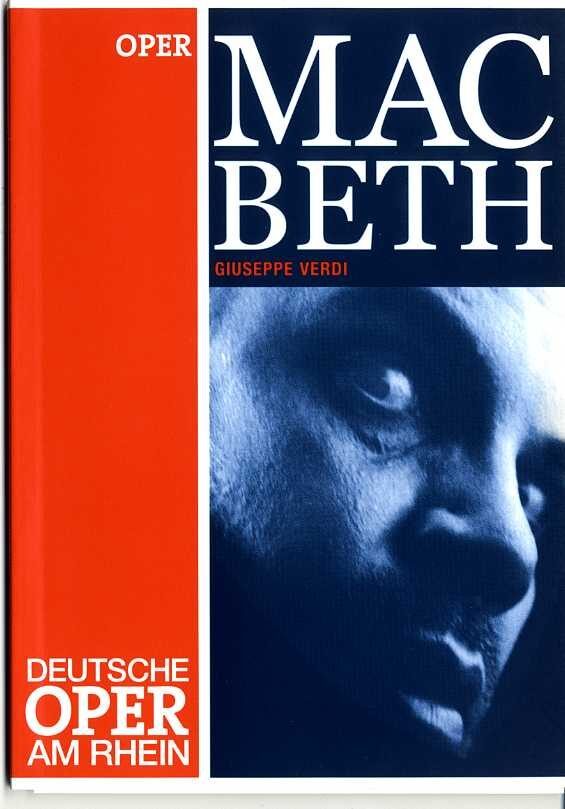 Programmheft "Macbeth" von Giuseppe Verdi. Premiere am 19.7.2003 an der Deutschen Oper am Rhein ...