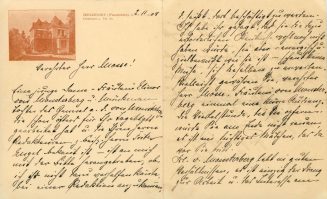 Brief von Clara Viebig an Rudolf Mosse, 1. und 2. Seite