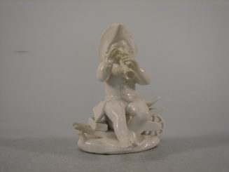 Putto als Flötenspieler, Porzellan, Wegely Berlin, 1751-1757