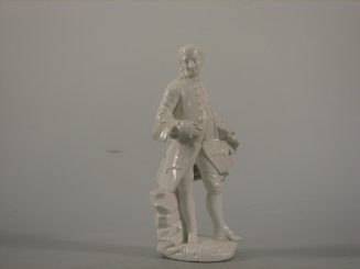 Kavalier in Straßenbekleidung, Porzellan, Wegely Berlin, 1751-1757