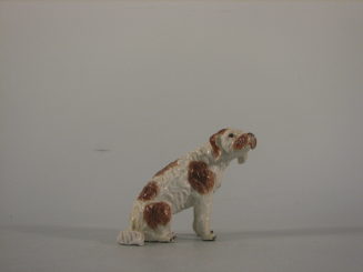 Spaniel, Porzellan, Wegely Berlin, 1751-1757