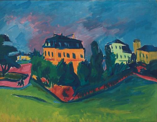 Erich Heckel (Künstler*in), Gewitterlandschaft bei Dresden, 1910