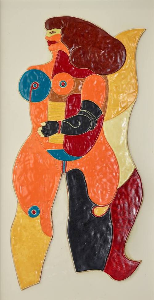 Richard Lindner (Künstler*in), Blauer Busenengel, 1970