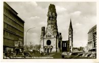 Vorderseite einer Postkarte mit der Seitenansicht des Kinos " GLORIA Palast" am Kurfürstendamm  ...